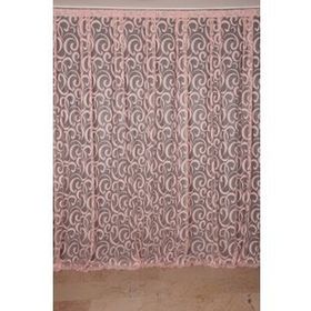 Akça Tekstil 300x260 cm Pudra Ay Modeli Tek Kanat Hazır Dikilmiş Pileli Fon Perde