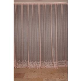 Akça Tekstil 300x260 cm Pudra Geniş Etek Model Tek Kanat Hazır Pileli Fon Perde