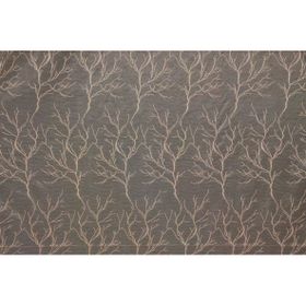 Akça Tekstil 300x260 cm Vizon Granit Model Tek Kanat Dikilmiş Pileli Fon Perde