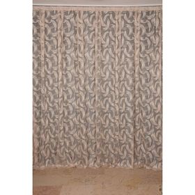 Akça Tekstil 300x260 cm Vizon Kılınç Model Tek Kanat Hazır Pileli Fon Perde