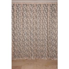 Akça Tekstil 300x260 cm Vizon Kılınç Model Tek Kanat Hazır Pileli Fon Perde