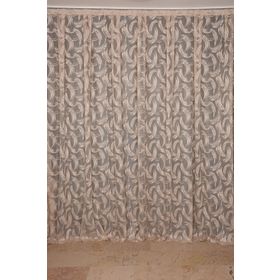 Akça Tekstil 300x260 cm Vizon Kılınç Model Tek Kanat Hazır Pileli Fon Perde