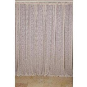 Akça Tekstil 300x260 cm Vizon Mikro Model Tek Kanat Hazır Dikilmiş Pileli Fon Perde