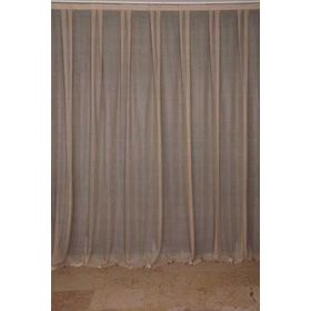 Akça Tekstil 300x260 cm Vizon Sık Noktalı Model Tek Kanat Hazır Pileli Fon Perde
