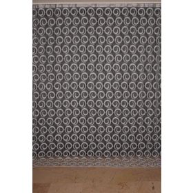 Akça Tekstil 300x270 cm Gri Vakko Model Hazır Düğmeleri Dikilmiş İp Perde