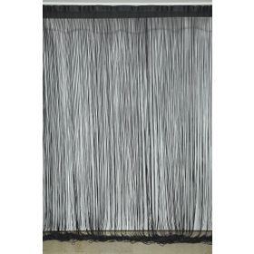 Akça Tekstil 300x280 cm Gri Koyu Antrasit İp Perde