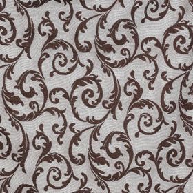 Akça Tekstil 75x260 cm Acı Kahve Sultan 2 Tek Kanat Hazır Dikilmiş Pileli Fon Perde