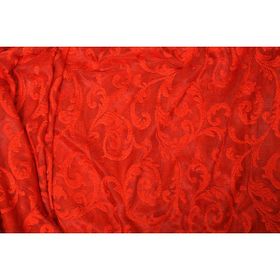 Akça Tekstil 75x260 cm Kırmızı Sultan 2 Tek Kanat Hazır Dikilmiş Pileli Fon Perde