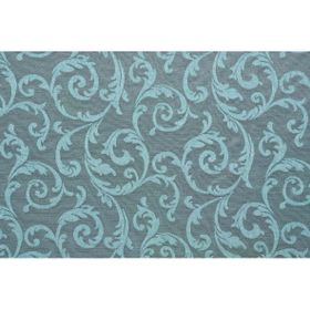 Akça Tekstil 75x260 cm Mavi Sultan 2 Model Tek Kanat Hazır Dikilmiş Pileli Fon Perde