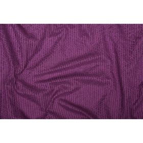 Akça Tekstil 75x260 cm Mor Çizgili Model Pudra Tek Kanat Hazır Dikilmiş Pileli Fon Perde