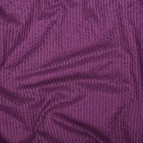 Akça Tekstil 75x260 cm Mor Çizgili Model Tek Kanat Hazır Dikilmiş Pileli Fon Perde