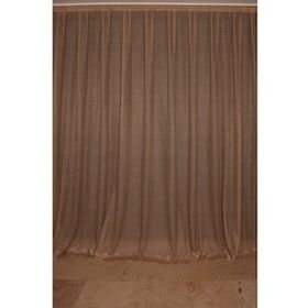 Akça Tekstil Vizon 300x260 cm Dar Etek Model Hazır Dikilmiş Pileli Fon Perde