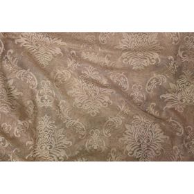 Akça Tekstil Vizon 75x260 cm Damaks Hazır dikilmiş Pileli Fon Perde