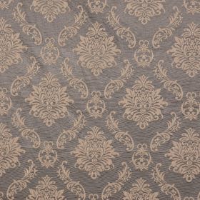 Akça Tekstil Vizon 75x260 cm Damaks Hazır dikilmiş Pileli Fon Perde