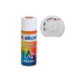 Akçalı 001 Mat Vernik 400 ML Sprey Boya