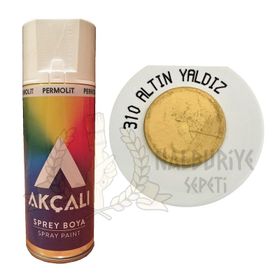 Akçalı 310 400 ml Metalik Altın Sprey Boya
