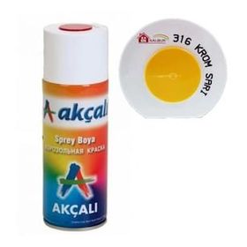 Akçalı 316 400 ml Krom Sarı Sprey Boya