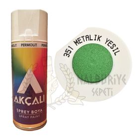 Akçalı 351 400 ml Metalik Yeşil Sprey Boya
