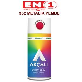 Akçalı 352 Metalik Pembe Sprey Boya