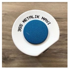 Akçalı 355 400 Metalik Mavi Sprey Boya