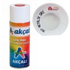 Akçalı 357 Metalik 400 ml Gri Sprey Boya
