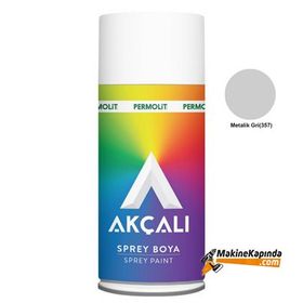 Akçalı 357 Metalik 400 ml Gri Sprey Boya
