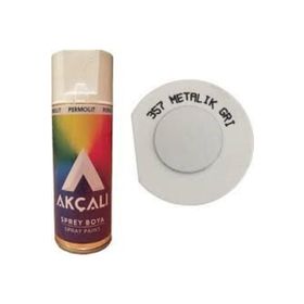 Akçalı 357 Metalik 400 ml Gri Sprey Boya