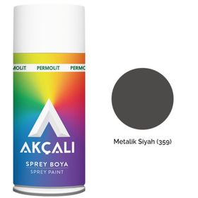 Akçalı 359 Metalik Siyah 400 ml Sprey Boya