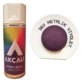 Akçalı 360 400 ml Metalik Vıolet Sprey Boya