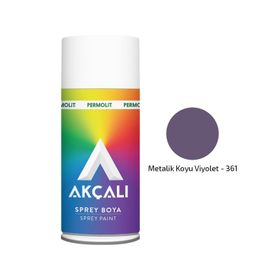 Akçalı 361 Metalik Koyu Viyolet Sprey Boya
