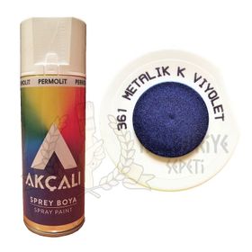 Akçalı 361 Metalik Koyu Viyolet Sprey Boya