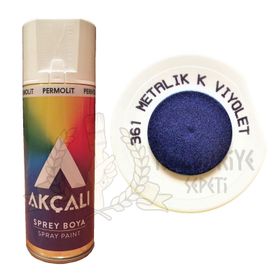 Akçalı 361 Metalik Koyu Viyolet Sprey Boya
