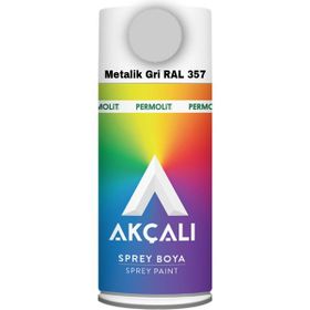Akçalı 400 ml Metalik Gri Sprey Boya