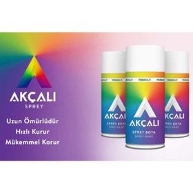 Akçalı 400 ml Parlak Siyah Sprey Boya