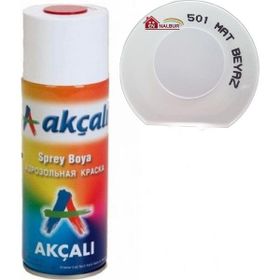 Akçalı 501 Mat Beyaz 400 ml Sprey Boya