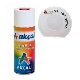 Akçalı 501 Mat Beyaz 400 ml Sprey Boya