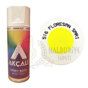 Akçalı 516 400 ml Floresan Sarı Sprey Boya