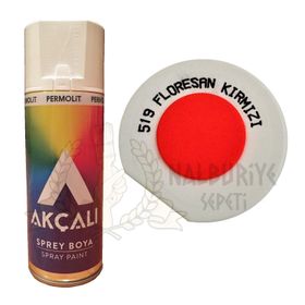 Akçalı 519 Floresan Kırmızı Sprey Boya