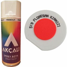 Akçalı 519 Floresan Kırmızı Sprey Boya