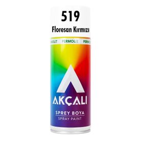 Akçalı 519 Floresan Kırmızı Sprey Boya
