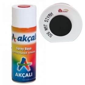 Akçalı 526 400 ml Mat Siyah Sprey Boya