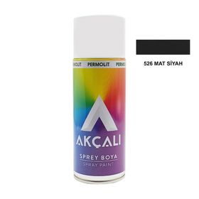 Akçalı 526 400 ml Mat Siyah Sprey Boya