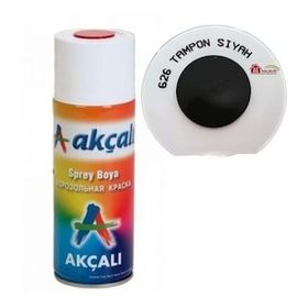 Akçalı 626 Tampon Siyah 400 ml Sprey Boya
