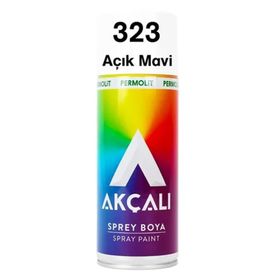 Akçalı Açık Mavi 323 Akrilik Düz Renkli Sprey Boya