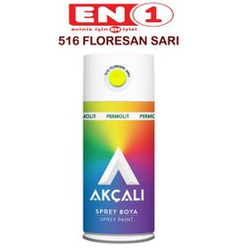 Akçalı Floresan Sarı 516 Sprey Boya