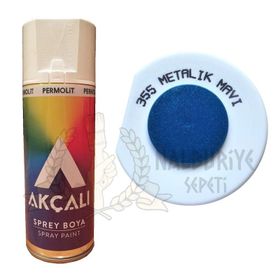 Akçalı Metalik Mavi 355 Simli 400 ml Sprey Boya