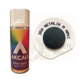Akçalı Metalik Mavi 358 Simli 400 ml Sprey Boya