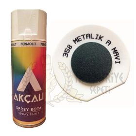 Akçalı Metalik Mavi 358 Simli 400 ml Sprey Boya