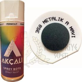 Akçalı Metalik Mavi 358 Simli 400 ml Sprey Boya