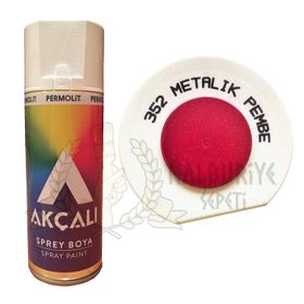 Akçalı Metalik Pembe 352 Simli 400 ml Sprey Boya